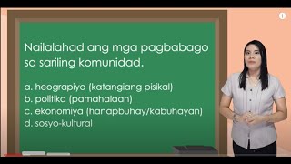 AP2 Q2 L2 PAGBABAGO NG SARILING KOMUNIDAD SA IBAT IBANG ASPETO [upl. by Roper875]