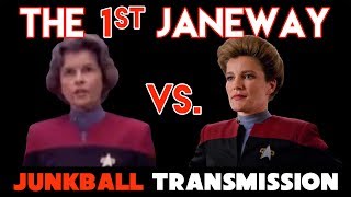 1st Capt Janeway  Star Trek Voyager Genevieve Bujold vs Kate Mulgrew [upl. by Ahterahs336]