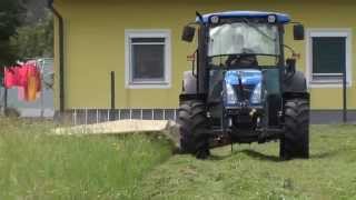 New Holland T4030 beim Mähen [upl. by Eocsor139]