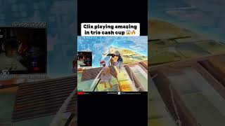 Clix playing amazing in trio cash cup 😱🔥 fortnite peterbot fortniteclips shorts [upl. by Aldus]