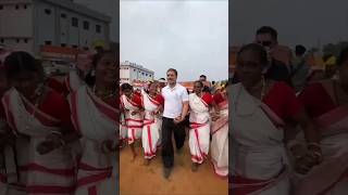 Rahul Gandhi Jharkhand Mein Nritya Kiya viralshortvideo rahulgandhi shortvideo shortscongress [upl. by Victorie]