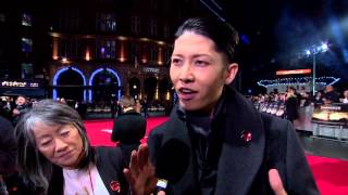 Unbroken Miyavi quotThe Birdquot London Premiere Movie Interview  ScreenSlam [upl. by Cornela]