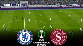 LIVE 🔴 CHELSEA vs SERVETTE  UEFA Conference League 20242025 Play Off  Simulation Realistic [upl. by Moersch]