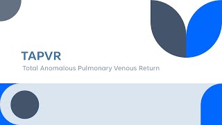 TAPVR Total Anomalous Pulmonary Venous Return [upl. by Shandee]