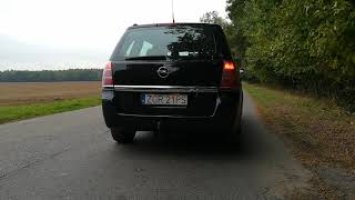 Opel Zafira 19 CDTI 150 PS Straight Pipe diesel exhaust sound HD [upl. by Krys413]