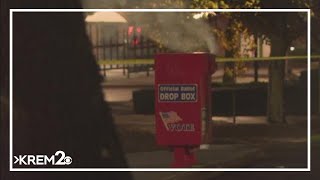 Hundreds of ballots destroyed in drop box arson officials say Vancouver Portland incidents linked [upl. by Nagap]