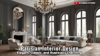 Transform Your Home with Parisian Interior Design Elegant Classic and Rustically Charming [upl. by Refotsirc802]