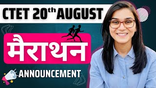 CTET August 2023  Marathon Announcement by Himanshi Singh [upl. by Va982]