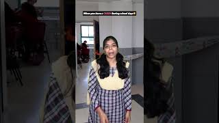 When you have a CRUSH During school days🥰Watch till End😁sharmilageorge shorts [upl. by Aridni363]