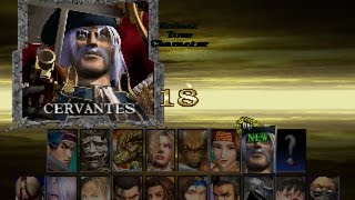 Soul Calibur Dreamcast Cervantes Arcade Playthrough [upl. by Ellered]