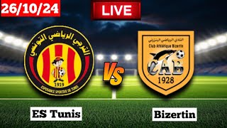 ES Tunis vs Bizertin  Ligue 1 Live Match Score Today Vivo [upl. by Rhianon]