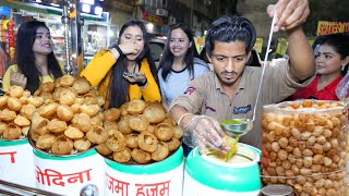 One Minute Golgappa Challenge  Who Will Win Pani Puri Challenge  Fuchka Challenge  Food Challenge [upl. by Aniras]