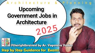 Upcoming government jobs in Architecture profession in India 2025 [upl. by Anse170]