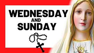 THE GLORIOUS MYSTERIES TODAY HOLY ROSARY WEDNESDAY amp SUNDAY  THE HOLY ROSARY WEDNESDAY amp SUNDAY [upl. by Lleuqar]