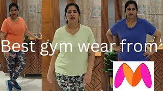 Affordable Gym 🏋 wear Haul  Sports Bra Tshirt Gym Tights Shoe Socks Best Gym Wear From Myntra [upl. by Lorin]