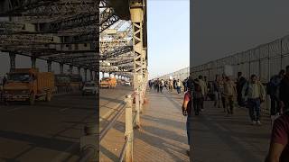 800meterlong pillarless Howrah bridge 😱 shorts trending howrahbridge [upl. by Phene559]