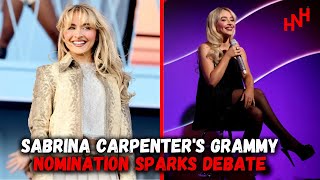 abrina Carpenter Tears Up Over Grammy Nominations [upl. by Beare]