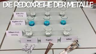 Experiment Die Redoxreihe der Metalle [upl. by Gnahc921]