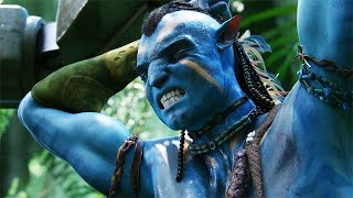 Neytiri and Jake vs Quaritch Final Battle Scene Avatar 2009 Movie Clip HD [upl. by Eseuqram]