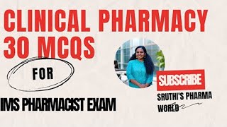 Dont Take the Clinical Pharmacy Exam Without These MCQs pharmacistpsccoaching [upl. by Gnolb]