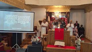 Uppertown Church of God Worship Service Sunday 72124 [upl. by Lleryt]