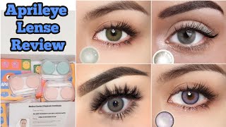 how to apply lenses in eyesApril eye contact lens review [upl. by Spring]