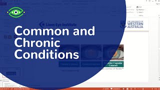 Essential Eyes common and chronic conditions in ophthalmology 03 April 19 [upl. by Anrim]