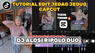 Tutorial Edit Jedag Jedug Capcut DJ ALOSI RIPOLO DUO  JJ 2024 [upl. by Yziar]