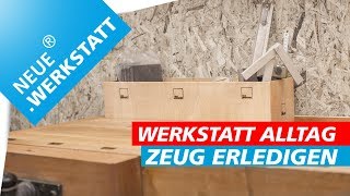 WERKSTATT ALLTAG  Einfach ein paar Sachen erledigen  Hobelbank abrichten [upl. by Yerok]