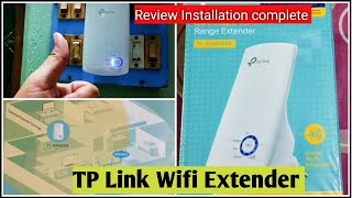 TP Link Wifi Range Extender 300 mbps  Installation and review complete [upl. by Amein]