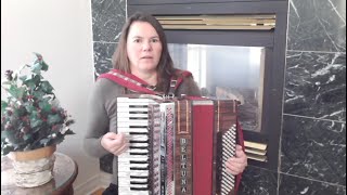 How to play Last Christmas on the accordion  dragspel [upl. by Atnauq]