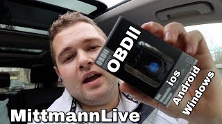 MittmannLive OBD 2 Bluetooth 40 mini Diagnosegerät ios Android Windows [upl. by Aluor]