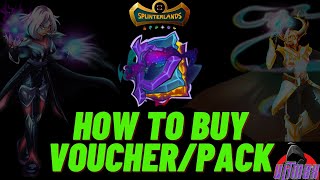 How To Master Splinterlands How To Buy Voucher And Chaos Legion In 6 Simple Steps [upl. by Aibun]