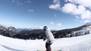 Snowpark Waidring Steinplatte Freeski Parklaps  06022014 [upl. by Nivonod]