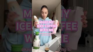 MAKE MY ICED COFFEE W ME ballerinaholidaysholidaydrinkballeticedcoffeecoffeekitchendancer [upl. by Anigger]