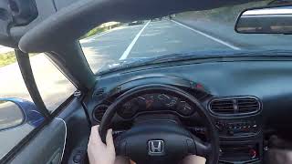 Honda CRX Del Sol POV drive [upl. by Sousa]