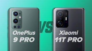 Xiaomi 11T Pro vs Oneplus 9 Pro  Best Flagship Phone [upl. by Anidnamra523]