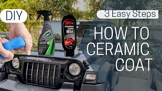 How to Ceramic Coat your Car at Home with Turtle Wax Ceramic Polish and Clay [upl. by Amiel]