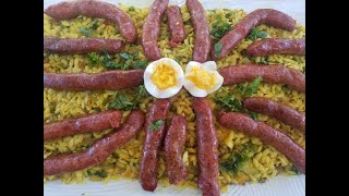 Repas de Dernière Minute Orzo au Légumes et Merguez  Tlitli à ma façon [upl. by Nnaecarg642]