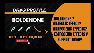 DRG PROFILE  BOLDENONE  FULL VIDEO aestheticrajan1 [upl. by Odab]