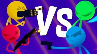 ULTIMATE TEAM BATTLE DOMINATION  Stick Fight Gameplay [upl. by Ailaroc]