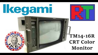 Ikegami TM1416R Color Monitor  Restored [upl. by Gereld]