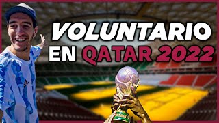 VOY A SER VOLUNTARIO EN LA COPA DEL MUNDO Qatar 2022 [upl. by Neibart495]