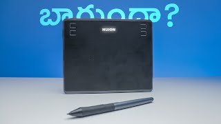 HUION hs64 Graphic Drawing Tablet Review  Best Graphic Drawing Tablet Review  Telugu [upl. by Nnawtna]