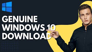 How to Download Genuine Windows 10 ISO  Official Microsoft Website [upl. by Ycniuq]