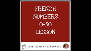 French Numbers 050 [upl. by Leahcimdivad]