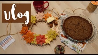 VLOG FALL BAKING amp CRAFTS DR DRAY [upl. by Erehpotsirhc]