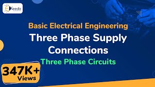 Three Phase Supply Connections  Three Phase Circuits  Basic Electrical Engineering [upl. by Feodora]