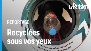 Cette machine recycle vos bouteilles plastique sous vos yeux dans les supermarchés [upl. by Minetta]