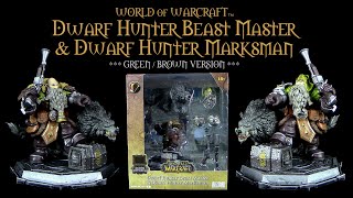 McFarlane ™ World Of Warcraft ™ Dwarf Hunter Beast Master amp Dwarf Hunter Marksman  Unboxing [upl. by Sitoel]